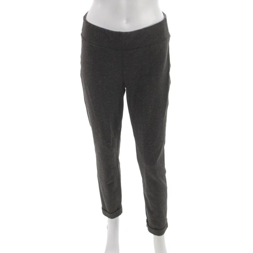 Kit And Ace Women Ankle Jogger Pants Gray Viscose Solid Athleisure Size 8